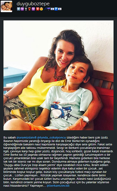 Rol arkadaşından Emir Berke Zincidi açıklaması