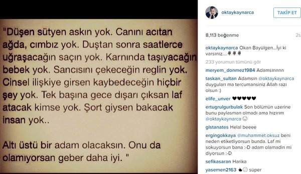 Oktay Kaynarca’nın 8 Mart mesajı olay oldu