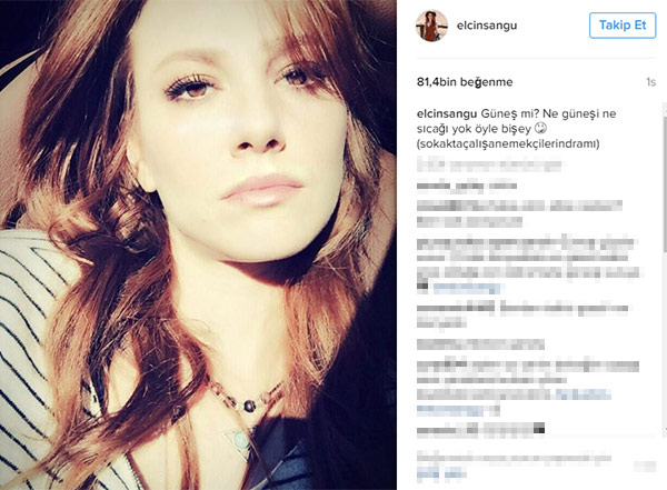 Elçin Sangu’dan Instagram’ı sallayan paylaşım