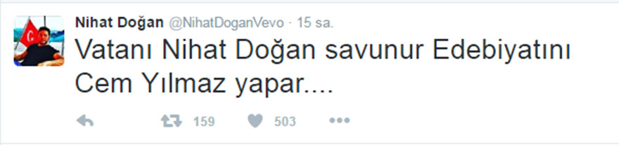 Nihat Doğan’dan Cem Yılmaz’a gönderme