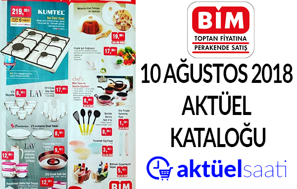 Bim Aktüel 10 Ağustos Aktüel Ürünler Kataloğu