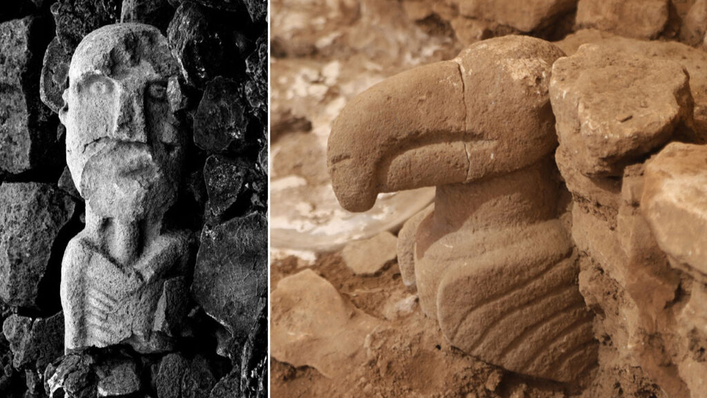 Göbeklitepe ve Karahantepe’de yeni heykeller bulundu