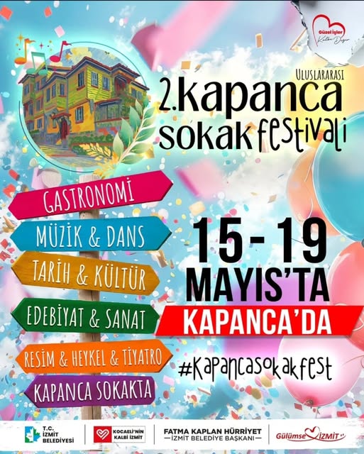 Kocaeli İzmit’te Kapanca Sokağı Festival Coşkusu