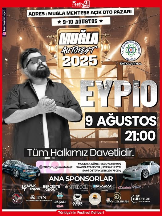 Muğla’da Otomobil ve Müzik Tutkunlarını Buluşturan Autofest 2025 Başlıyor