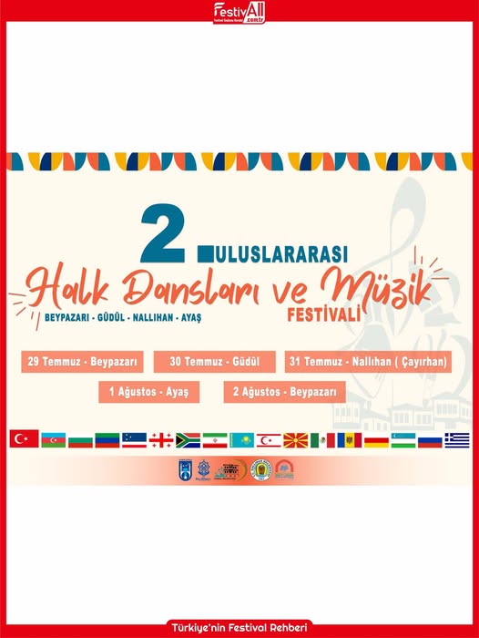 Ankara’da Uluslararası Halk Dansları ve Müzik Festivali Başlıyor