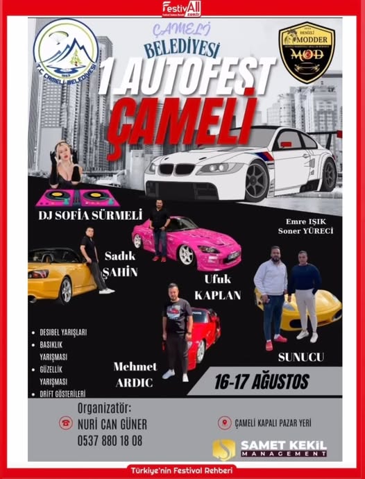 Denizli Çameli’nde Otofest Coşkusu Yaşandı