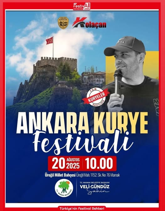 Ankara’da Kurye Festivali: Ücretsiz Eğlence, Çay İkramı ve Motosiklet Çekilişi