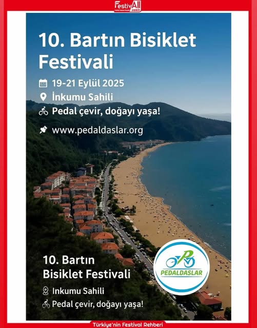 Bartın’da 10. Bisiklet Festivali Bisiklet Severleri Bekliyor