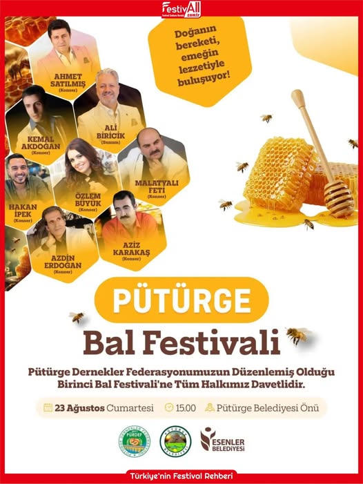 Pütürge Bal Festivali ile Balın Cazibesi Malatya’da Canlanıyor