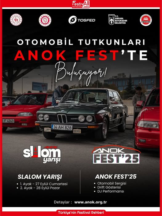Ankara’da Otomobil Tutkunları ANOK Fest’te Buluşuyor
