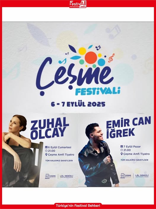 Çeşme’de Müzik Dolu Bir Hafta Sonu: 6-7 Eylül Festivali Başlıyor