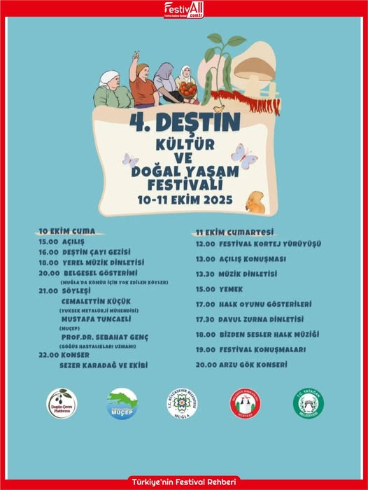 Yatağan’da Doğa ve Kültür Buluşması: Deştin Festivali Başlıyor