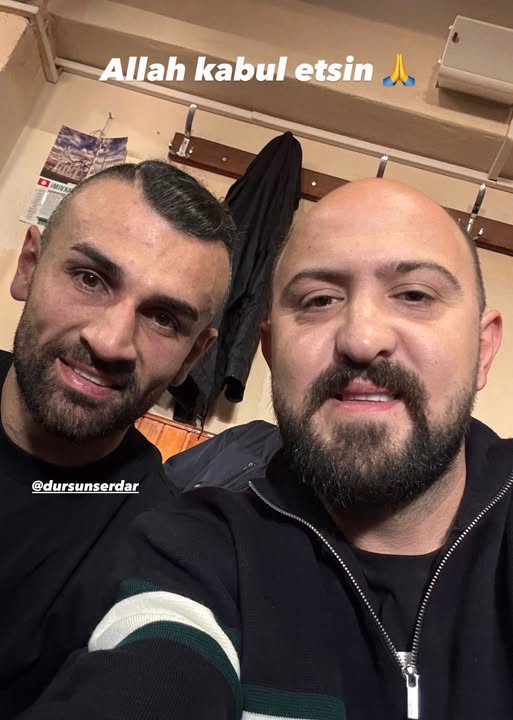 Oğuzhan Alpdoğan ve Serdar Dursun Cuma Namazında Buluştu