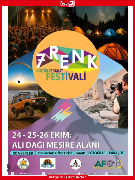 Adıyaman’da Geleneksel 7 Renk Festivali Başlıyor