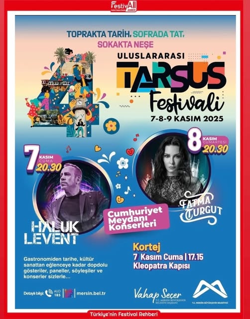 Tarsus’ta Üç Gün Sürecek Uluslararası Festival Heyecanı